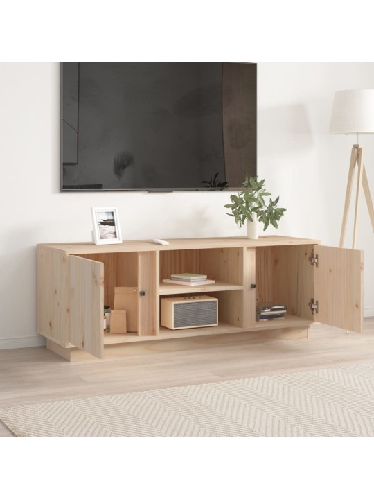 Tv skapītis, 110x35x40,5 cm, priedes masīvkoks