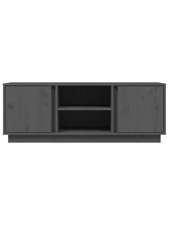 Tv skapītis, pelēks, 110x35x40,5 cm, priedes masīvkoks