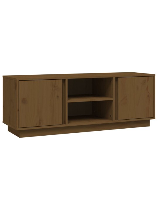 Tv skapītis, medus brūns, 110x35x40,5 cm, priedes masīvkoks