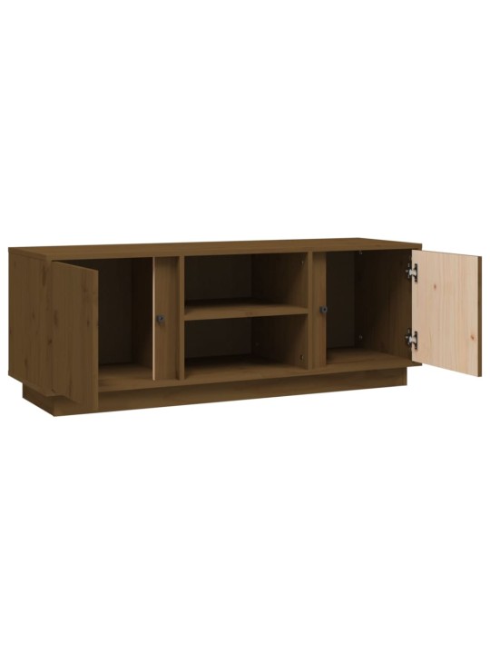 Tv skapītis, medus brūns, 110x35x40,5 cm, priedes masīvkoks