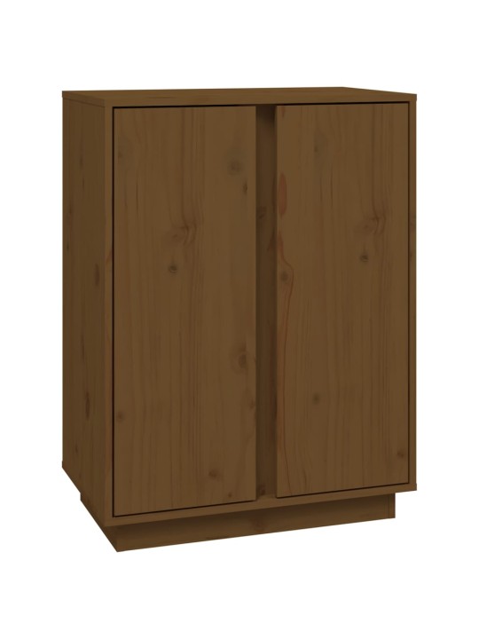 Kumode, medus brūna, 60x35x80 cm, priedes masīvkoks