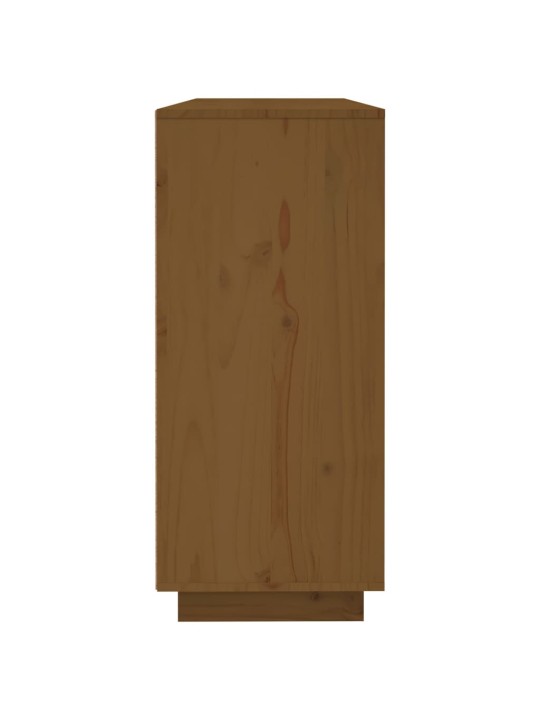 Kumode, medus brūna, 120x35x80 cm, priedes masīvkoks