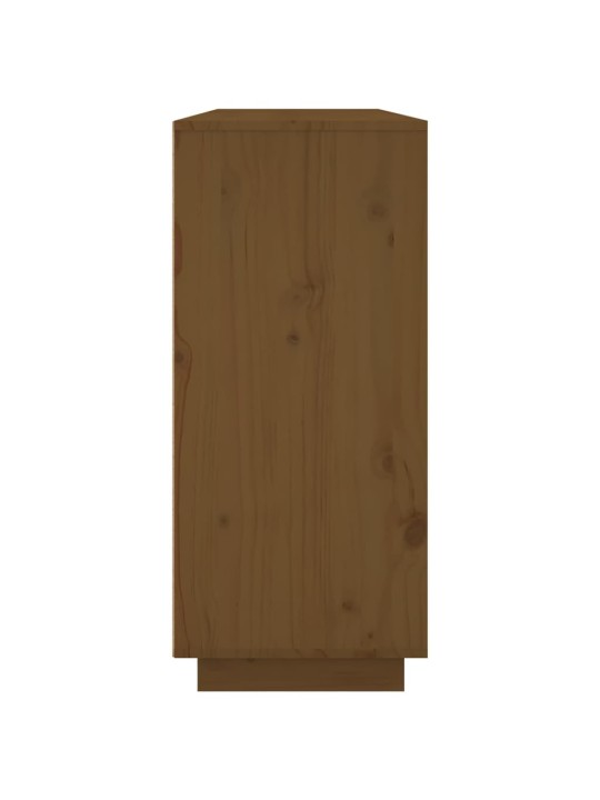 Kumode, medus brūna, 120x35x80 cm, priedes masīvkoks