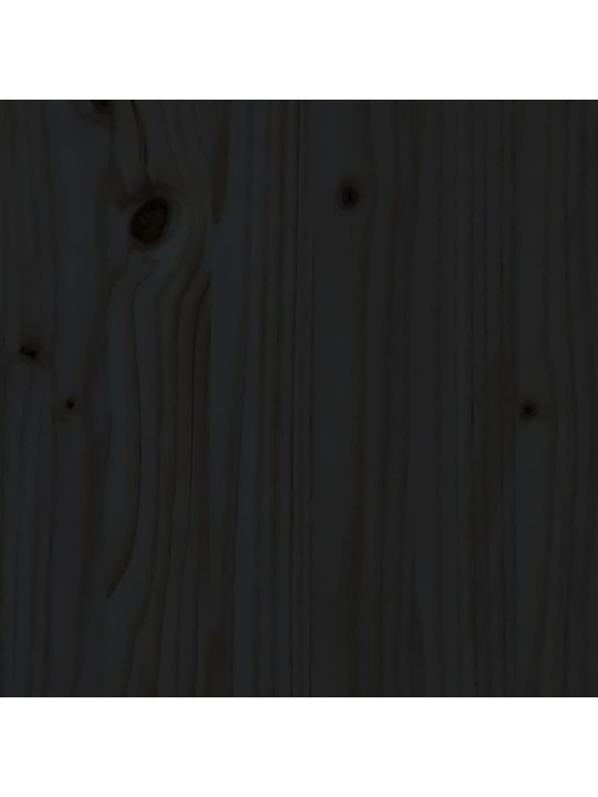 Rakstāmgalds, melns, 110x50x75 cm, priedes masīvkoks
