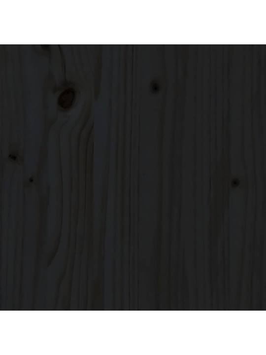 Rakstāmgalds, melns, 110x53x117 cm, priedes masīvkoks