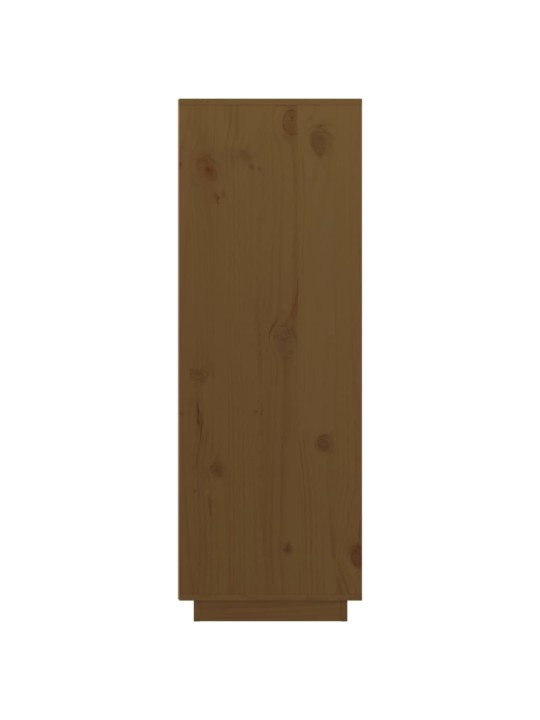 Augstais skapītis, brūns, 89x40x116,5 cm, priedes masīvkoks