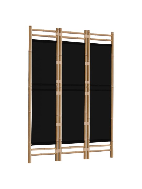 Istabas aizslietnis, 3 paneļi, 120 cm, bambuss un audekls