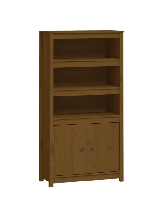 Augstais skapītis, medus brūns, 80x35x154 cm, priedes masīvkoks