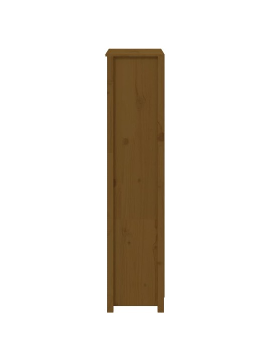 Augstais skapītis, medus brūns, 80x35x154 cm, priedes masīvkoks