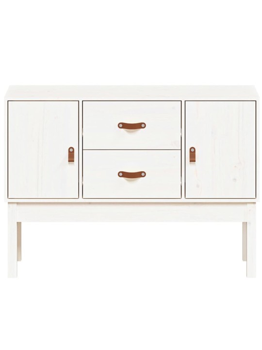 Kumode, balta, 100x40x78 cm, priedes masīvkoks