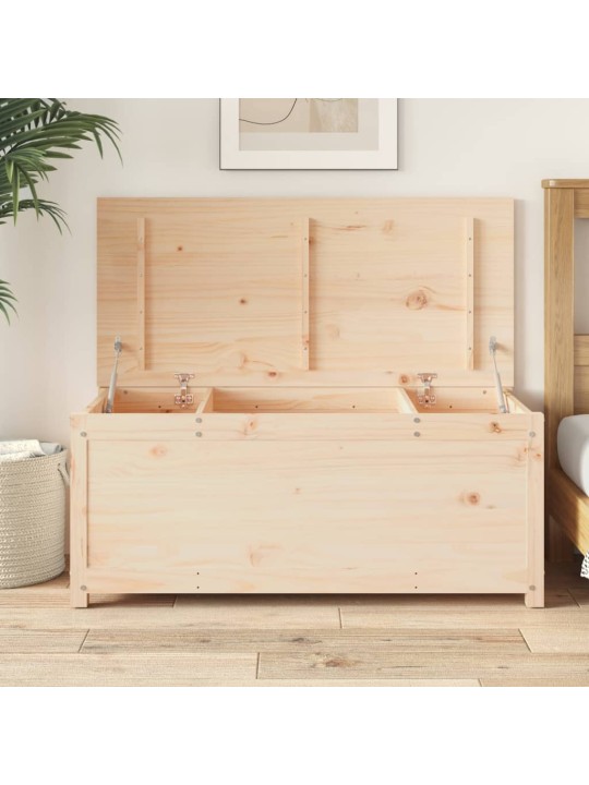 Uzglabāšanas kaste, 110x50x45,5 cm, priedes masīvkoks