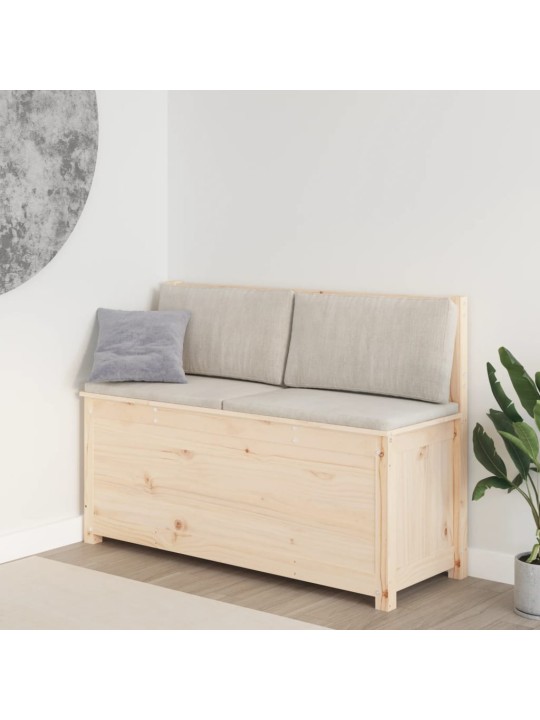 Sols, balts, 110x41x76,5 cm, priedes masīvkoks