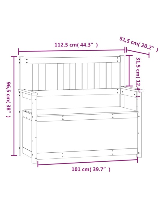 Sols, pelēks, 112,5x51,5x96,5, priedes masīvkoks