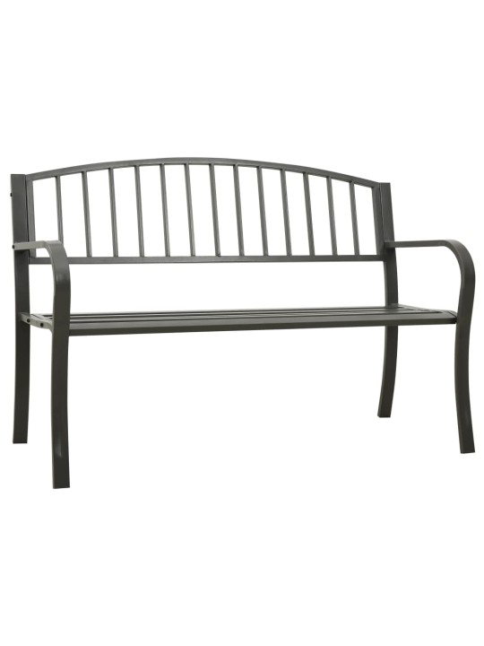 Dārza sols, pelēks, 120 cm, tērauds