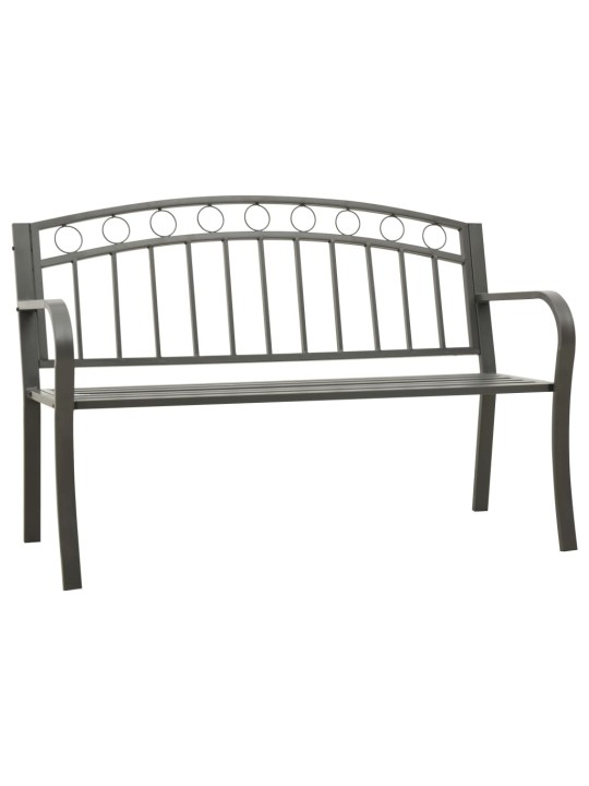 Dārza sols, pelēks, 120 cm, tērauds