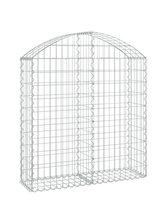Arkveida gabiona grozs, 100x30x100/120 cm, cinkota dzelzs