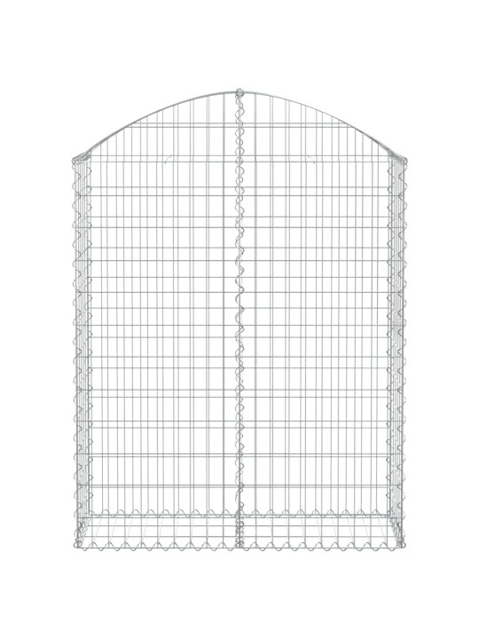 Arkveida gabiona grozs, 100x30x120/140 cm, cinkota dzelzs