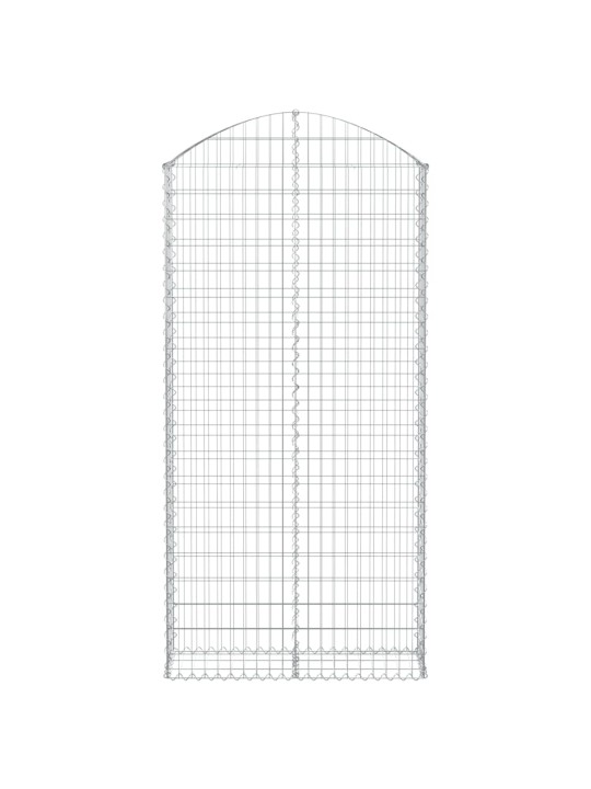 Arkveida gabiona grozs, 100x30x200/220 cm, cinkota dzelzs