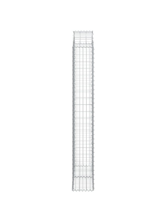 Arkveida gabiona grozs, 100x30x200/220 cm, cinkota dzelzs