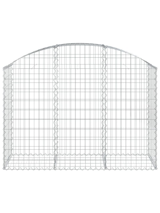 Arkveida gabiona grozs, 150x50x100/120 cm, cinkota dzelzs