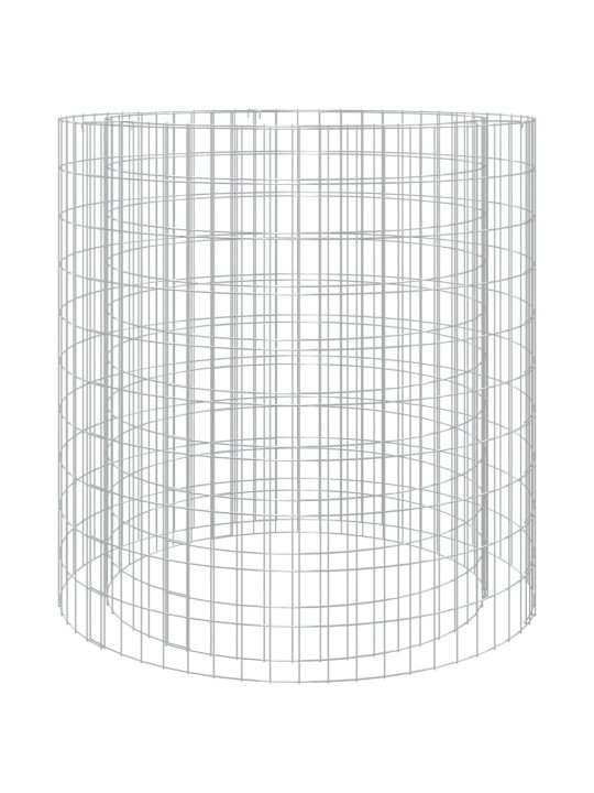 Gabiona siena ugunskuram, ø100 cm, cinkota dzelzs