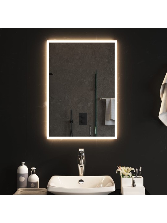 Vannasistabas spogulis ar led, 50x70 cm