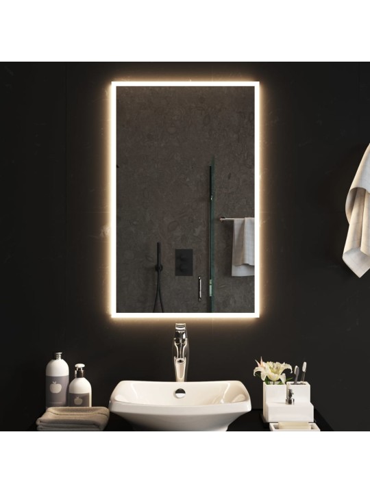 Vannasistabas spogulis ar led, 50x80 cm