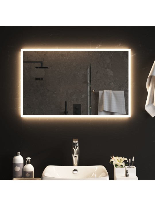 Vannasistabas spogulis ar led, 50x80 cm