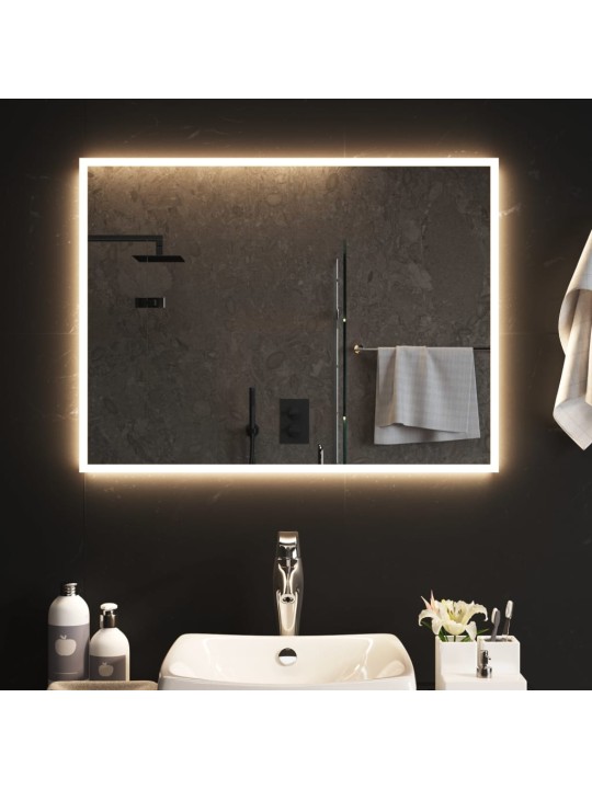 Vannasistabas spogulis ar led, 60x80 cm
