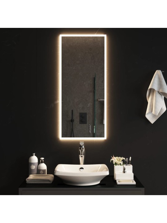 Vannasistabas spogulis ar led, 40x90 cm