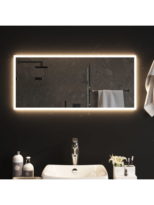 Vannasistabas spogulis ar led, 40x90 cm