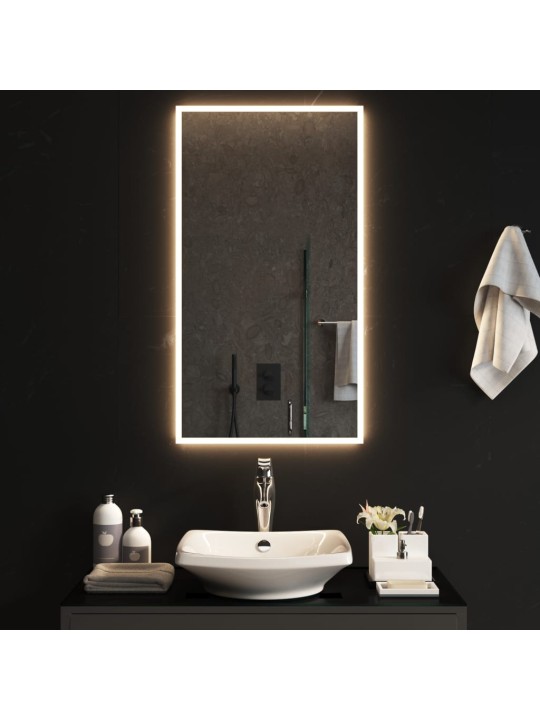 Vannasistabas spogulis ar led, 50x90 cm