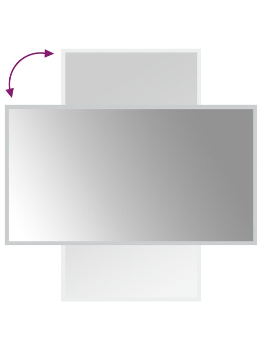 Vannasistabas spogulis ar led, 50x90 cm