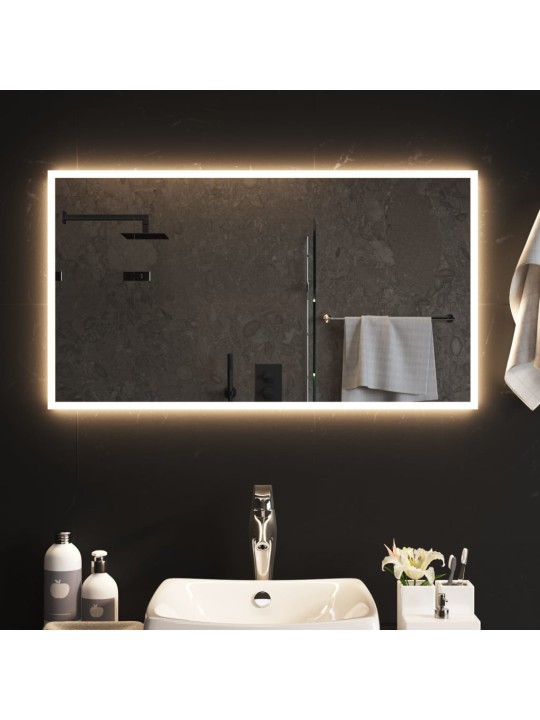 Vannasistabas spogulis ar led, 50x90 cm