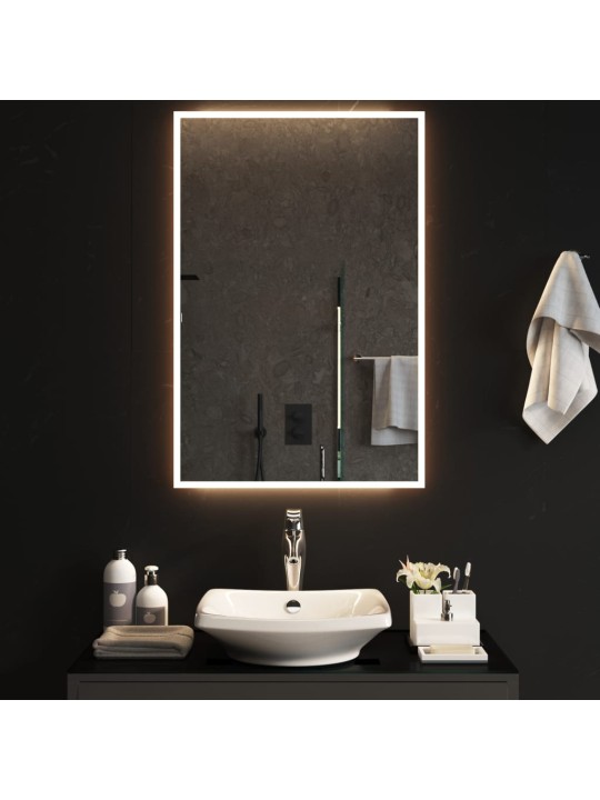 Vannasistabas spogulis ar led, 60x90 cm