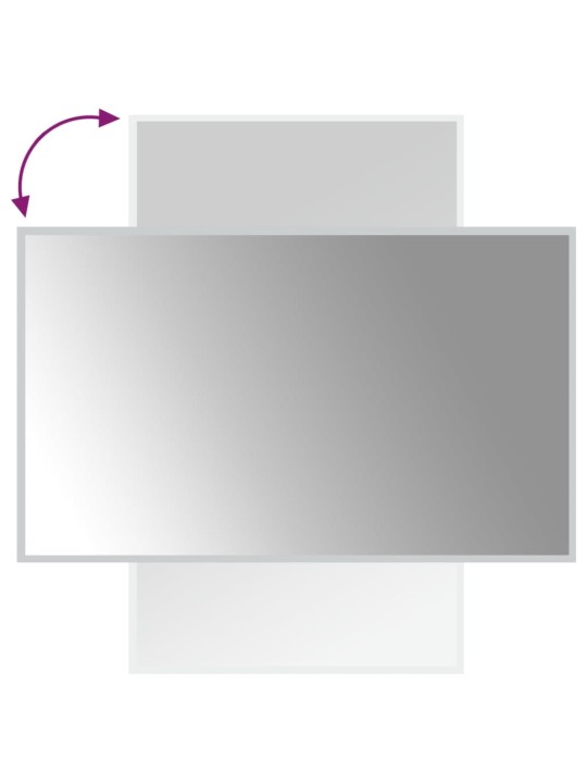 Vannasistabas spogulis ar LED, 60x100 cm