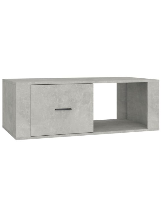 Kafijas galdiņš, betonpelēks, 100x50,5x35 cm, inženierijas koks