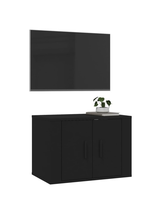 Sienas tv skapītis, 57x34,5x40 cm, melns