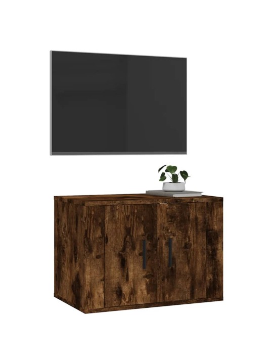 Sienas tv skapītis, ozolkoka krāsa, 57x34,5x40 cm