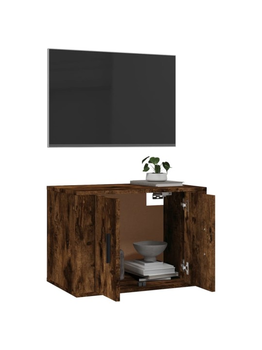 Sienas tv skapītis, ozolkoka krāsa, 57x34,5x40 cm