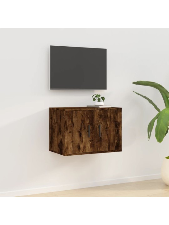Sienas tv skapītis, ozolkoka krāsa, 57x34,5x40 cm