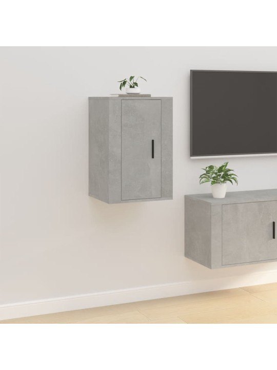 Sienas tv skapītis, betona pelēks, 40x34,5x60 cm