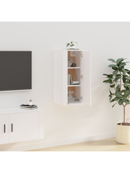 Sienas tv skapītis, balta, 40x34,5x80 cm