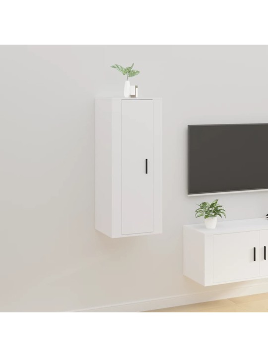 Sienas tv skapītis, balta, 40x34,5x100 cm