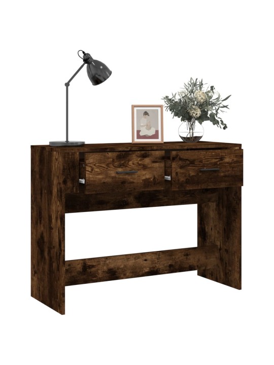 Konsoles galdiņš, kvēpināta ozolkoka, 100x39x75 cm