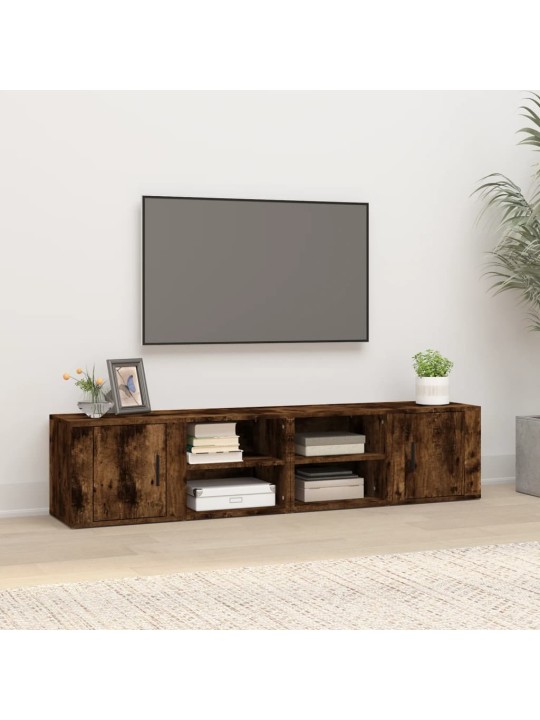 Tv skapīši, 2 gab., sonomas ozolkoka, 80x31,5x36 cm