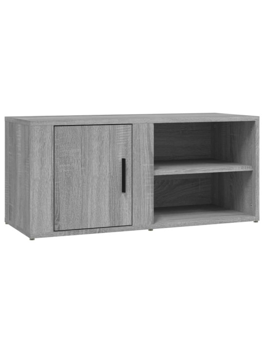 Tv skapītis, pelēcīga ozolkoka, 80x31,5x36 cm