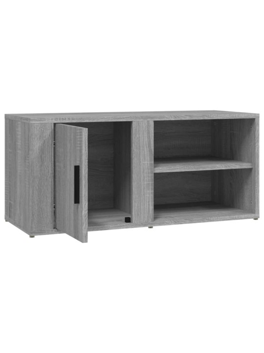 Tv skapītis, pelēcīga ozolkoka, 80x31,5x36 cm