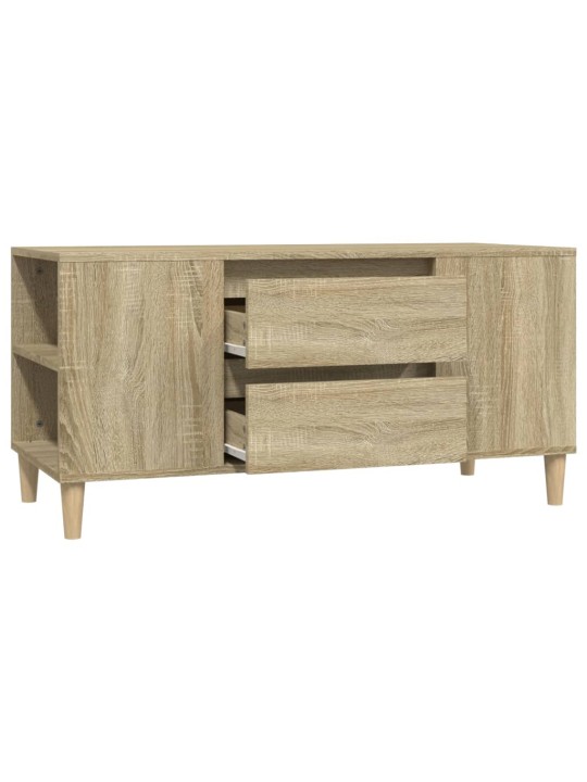 Tv skapītis, sonomas ozola, 102x44,5x50 cm, inženierijas koks