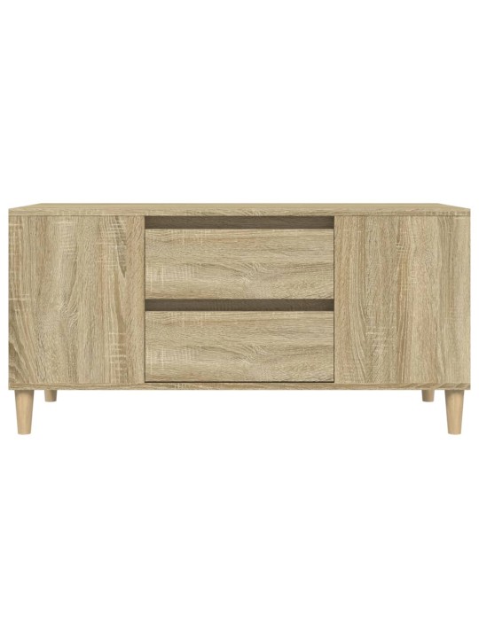 Tv skapītis, sonomas ozola, 102x44,5x50 cm, inženierijas koks